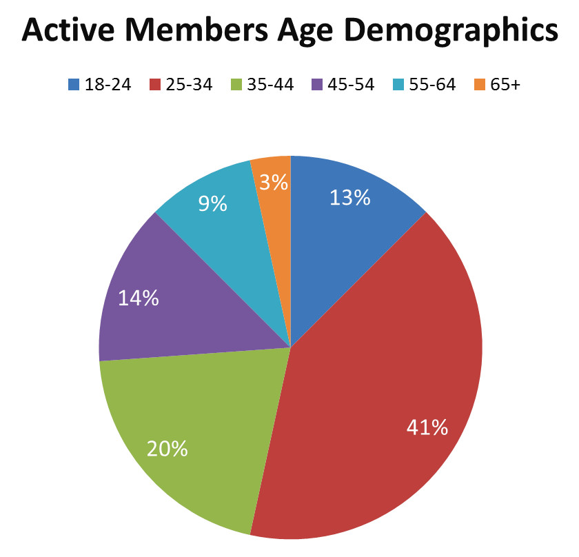 friendsmatchme active members age demographics