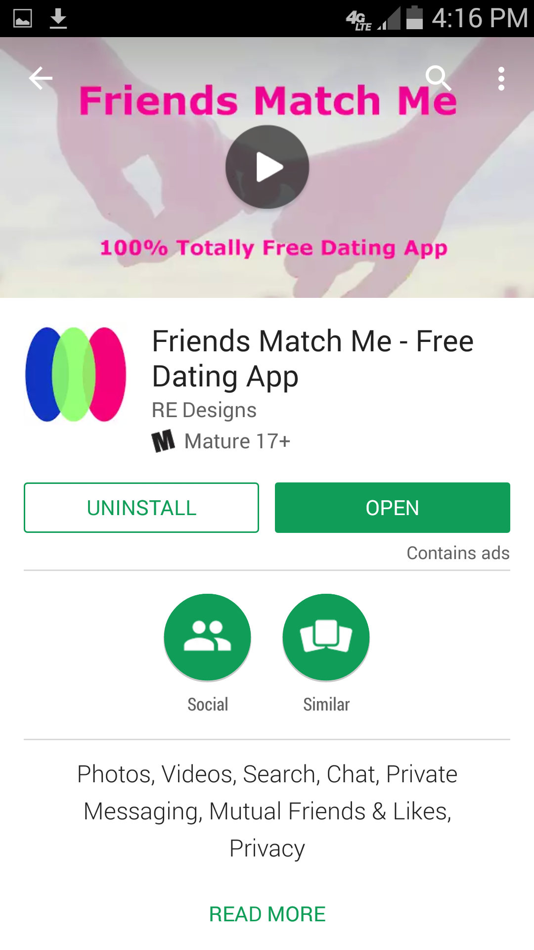 dating app with mutual friends