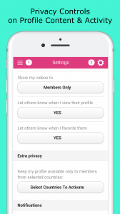 Friends Match Me app Settings & Privacy