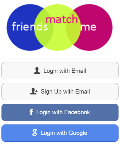 Friends Match Me dating Facebook not required