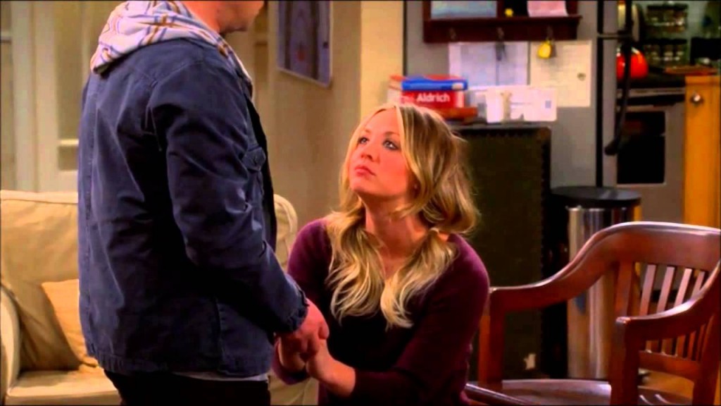 Penny proposes to Leonard, Big Bang Theory